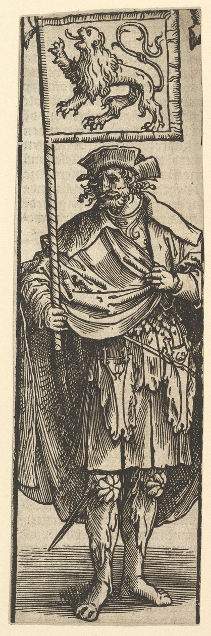 Dirk første greve av Holland, 1517. av Lucas van Leyden