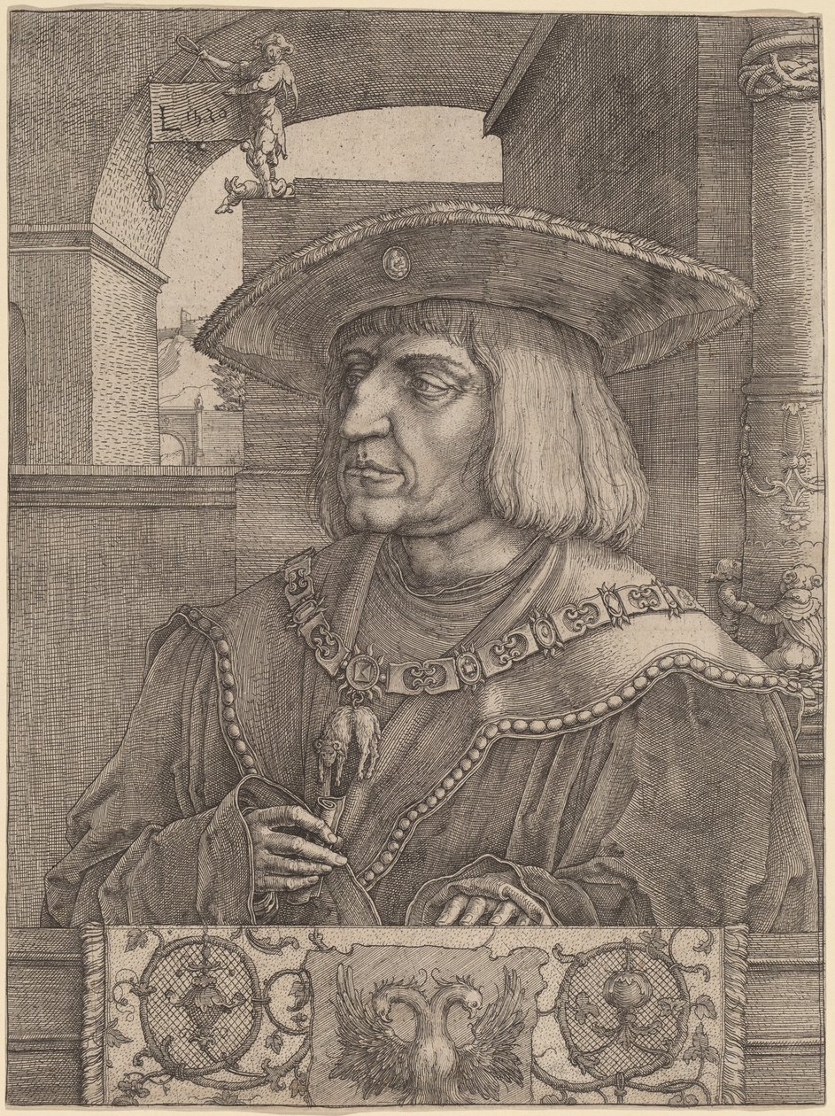 Keiser Maximilian I av Lucas van Leyden
