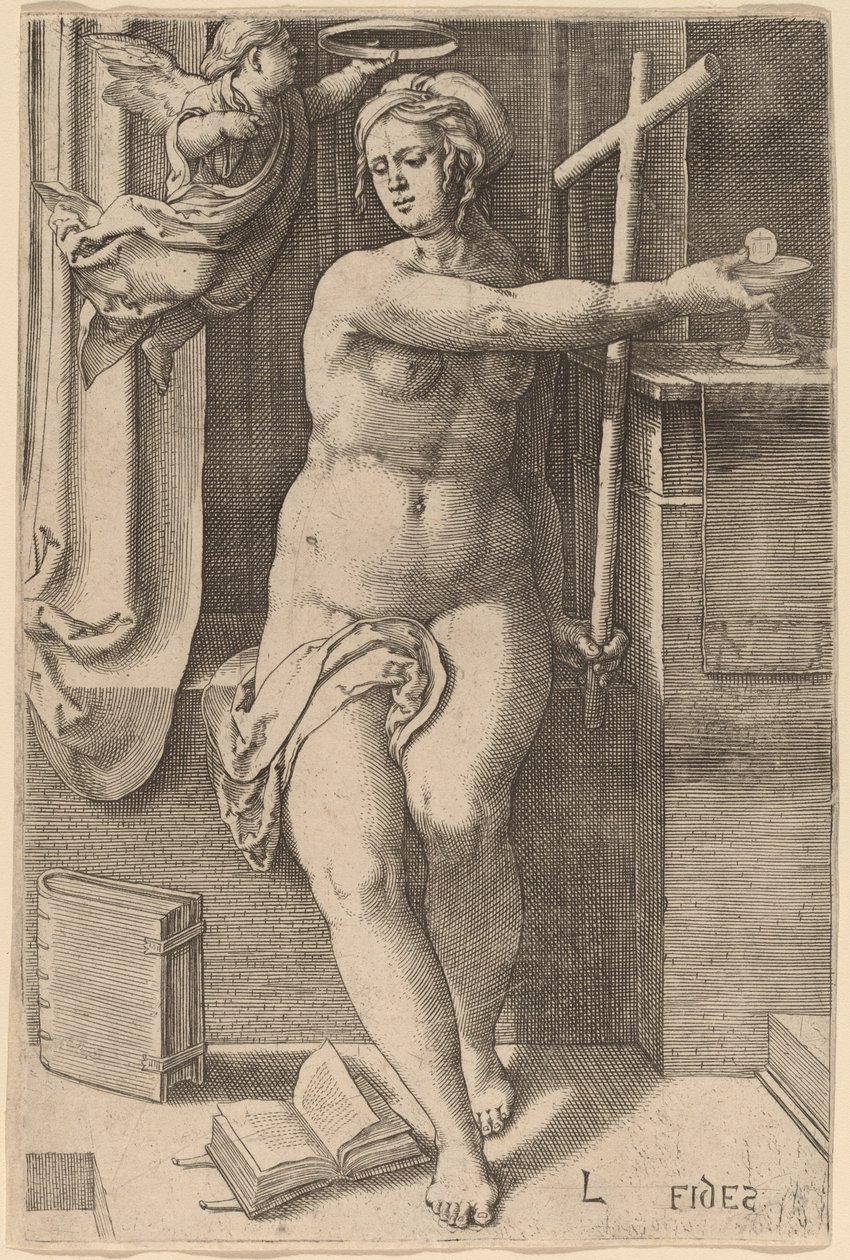 Fides (tro) av Lucas van Leyden