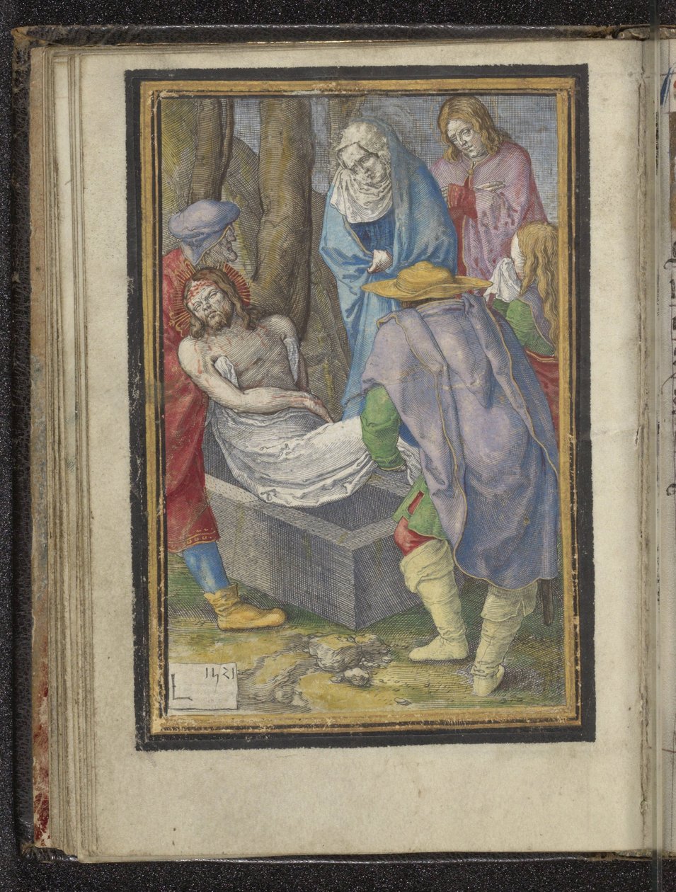 Gravlegging Passion of Christ (serietittel) av Lucas van Leyden