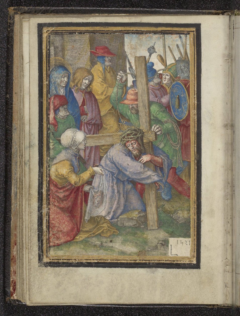 Kryssbæring Passion of Christ (serietittel) av Lucas van Leyden