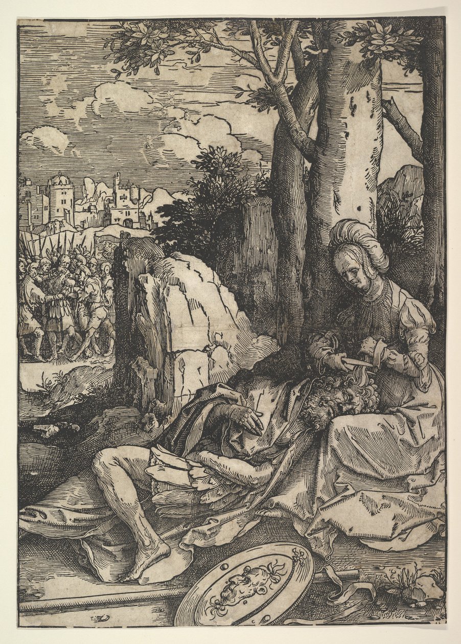 Samson og Delila, ca. 1514. av Lucas van Leyden
