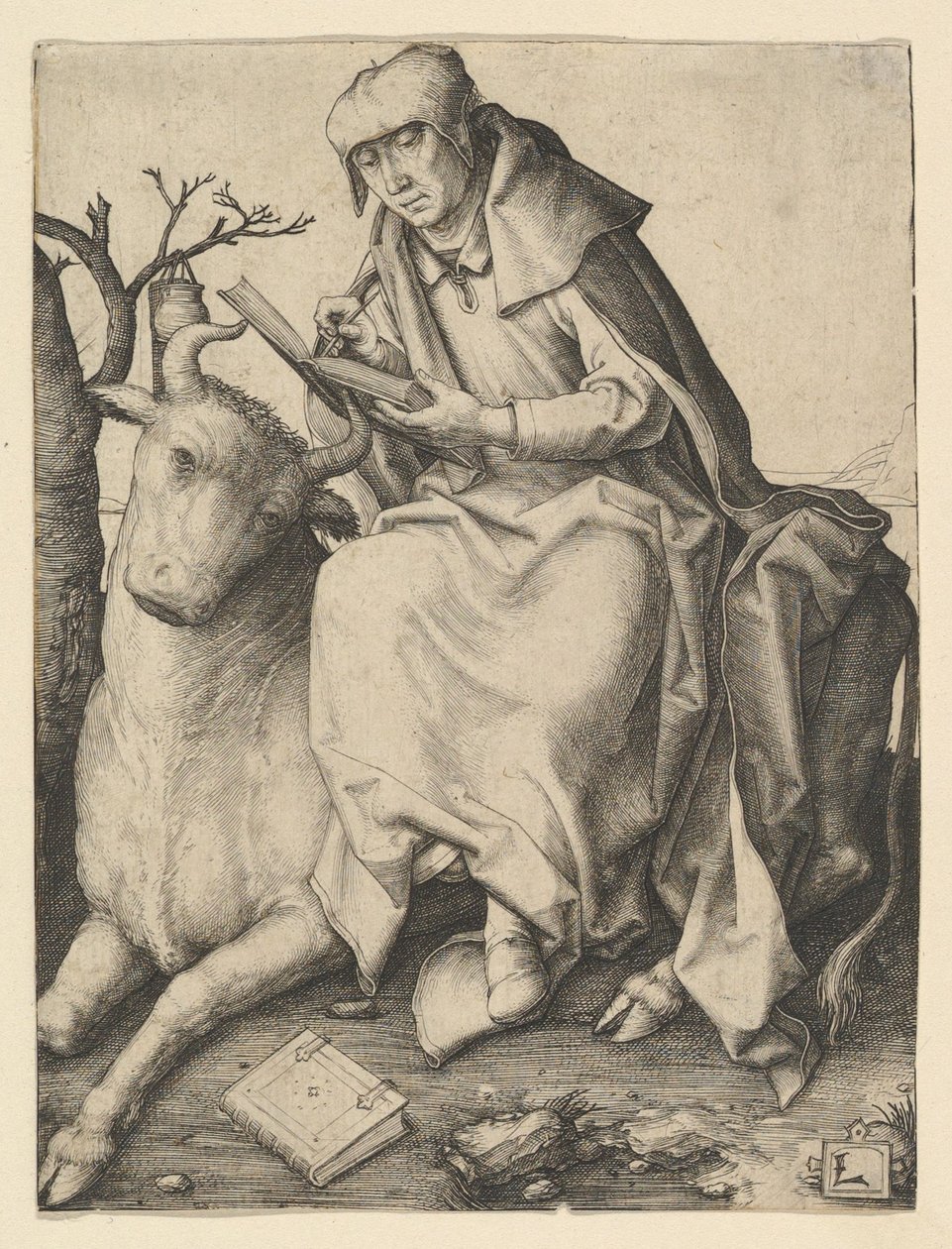 St. Luke, ca. 1508. av Lucas van Leyden