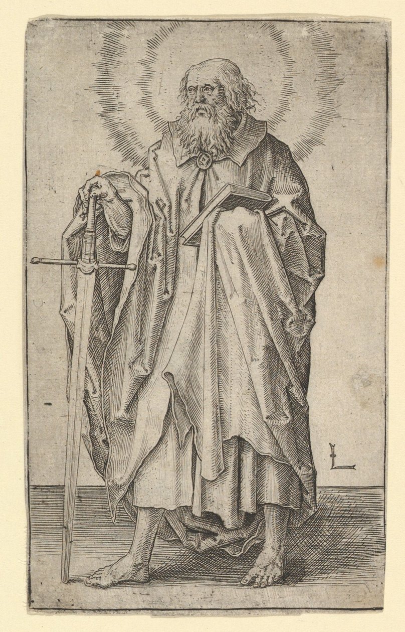 St. Paul, ca. 1510. av Lucas van Leyden