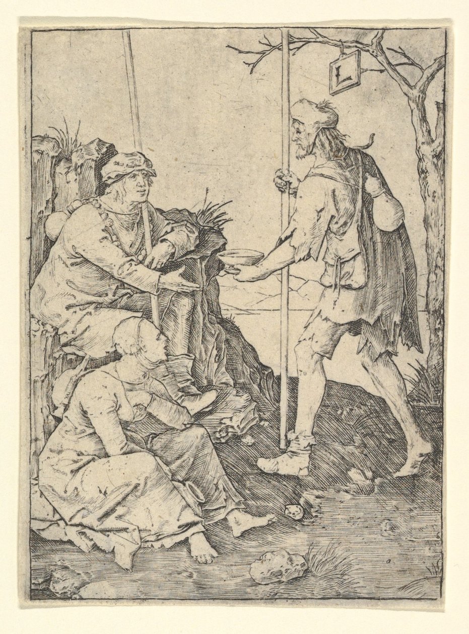 Tiggerne, ca. 1509. av Lucas van Leyden
