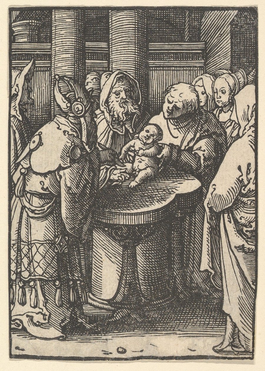 Omskjæringen, ca. 1520. av Lucas van Leyden