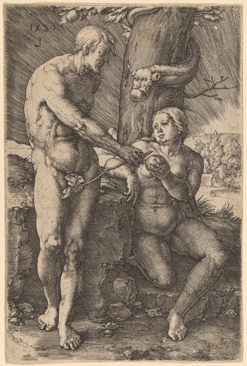 Menneskets fall av Lucas van Leyden