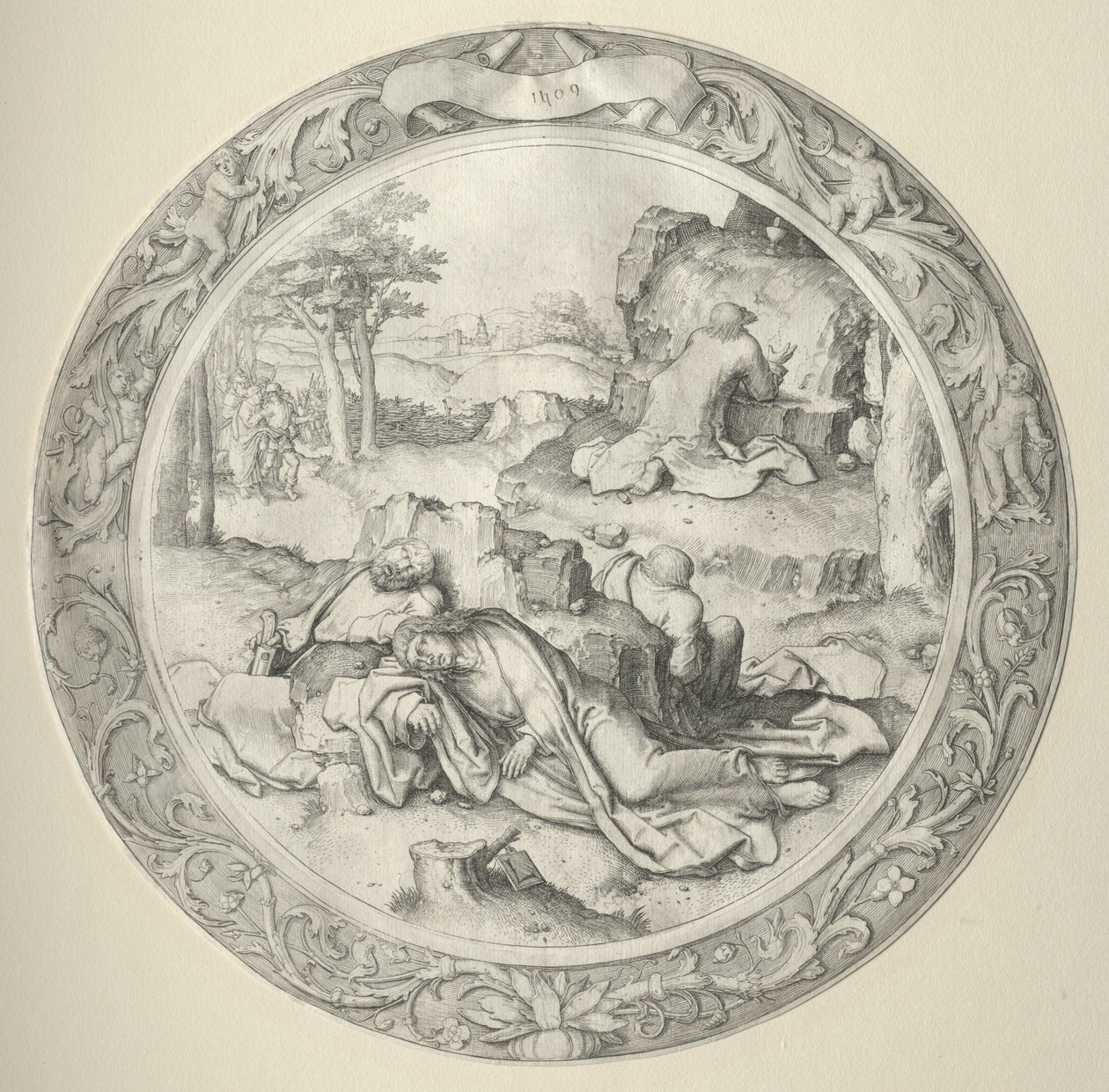 Den runde lidenskapen, 1509. av Lucas van Leyden