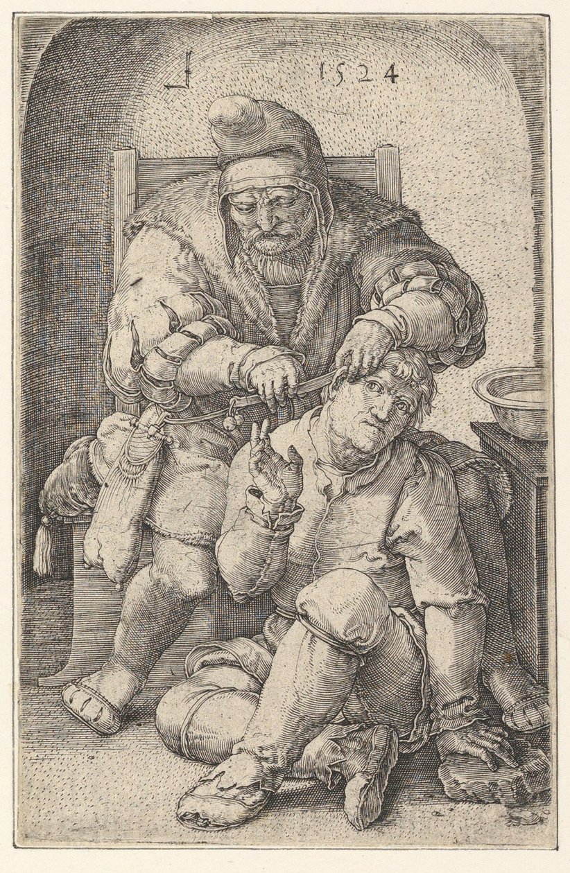 Kirurgen, 1524. av Lucas van Leyden