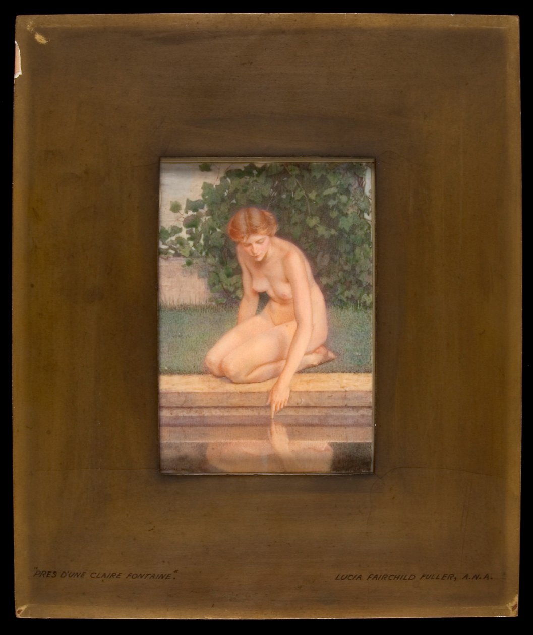 Ved en klar fontene, 1907. av Lucia Fairchild Fuller