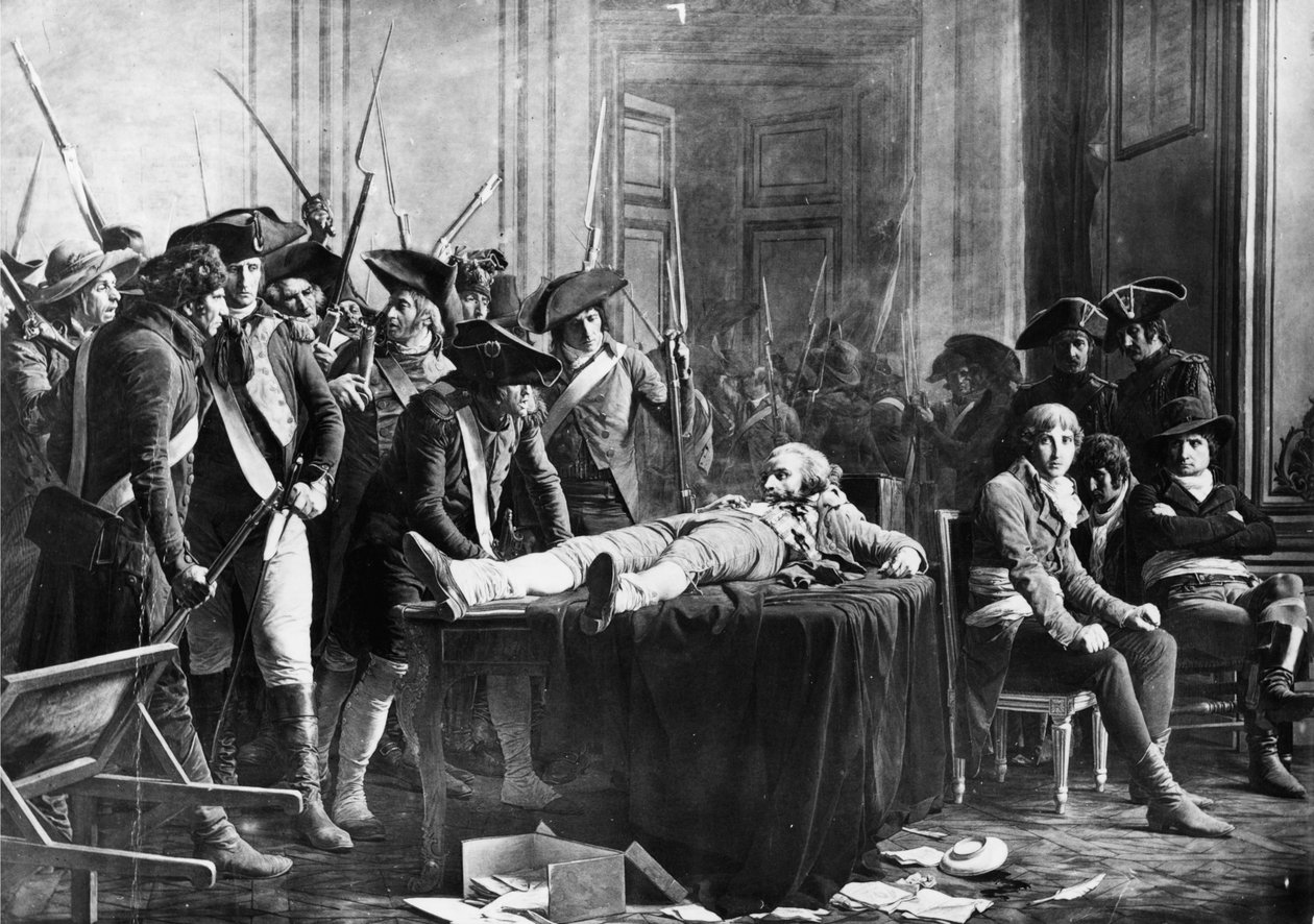 Mélingue Le 10 Thermidor av Etienne Lucien Melingue