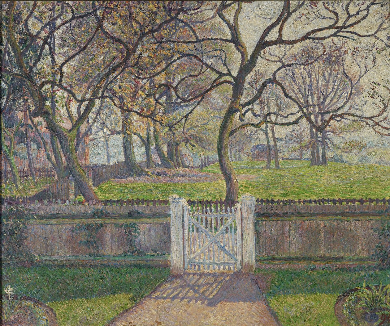 Hageporten, Epping, 1894 av Lucien Pissarro