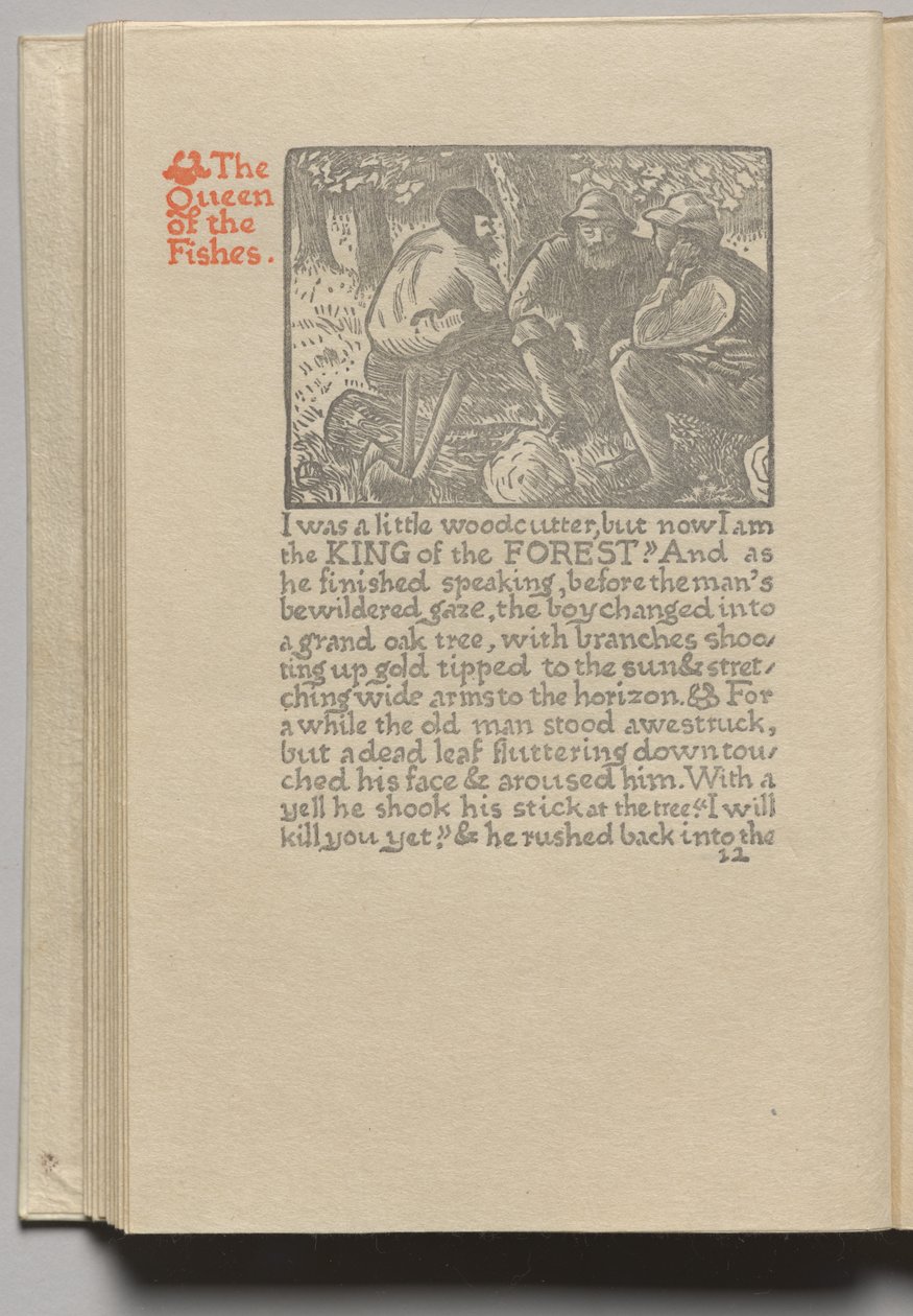 Fiskenes dronning: Plate 11 av Lucien Pissarro