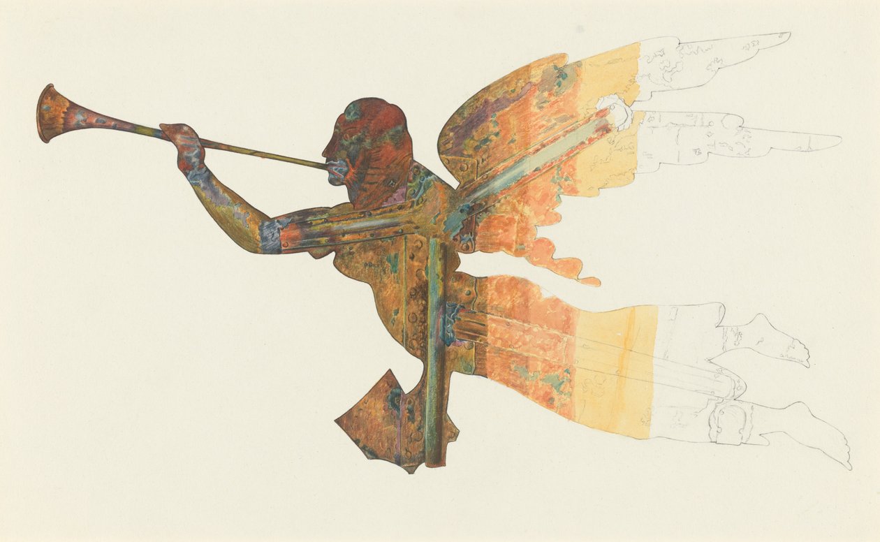 Gabriel Weather Vane (teknikk) av Lucille Chabot