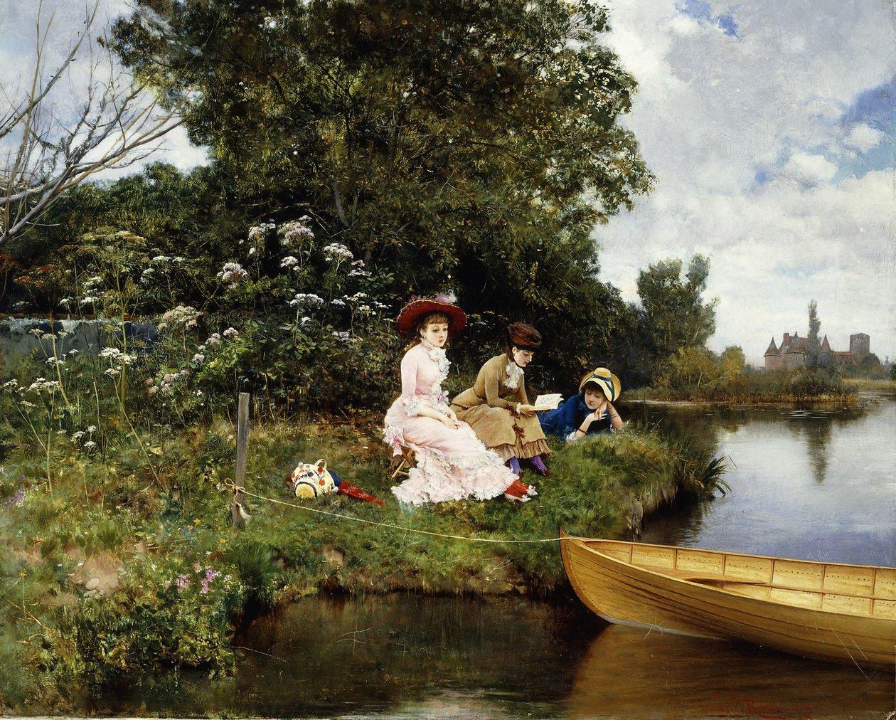 Summer Reverie, 1878 av Lucius Rossi