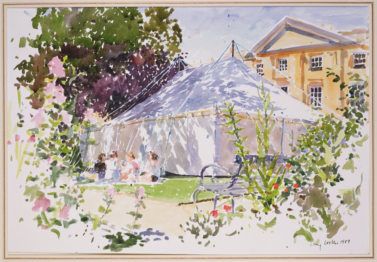 The Marquee, 1989 (wc på papir) av Lucy Willis