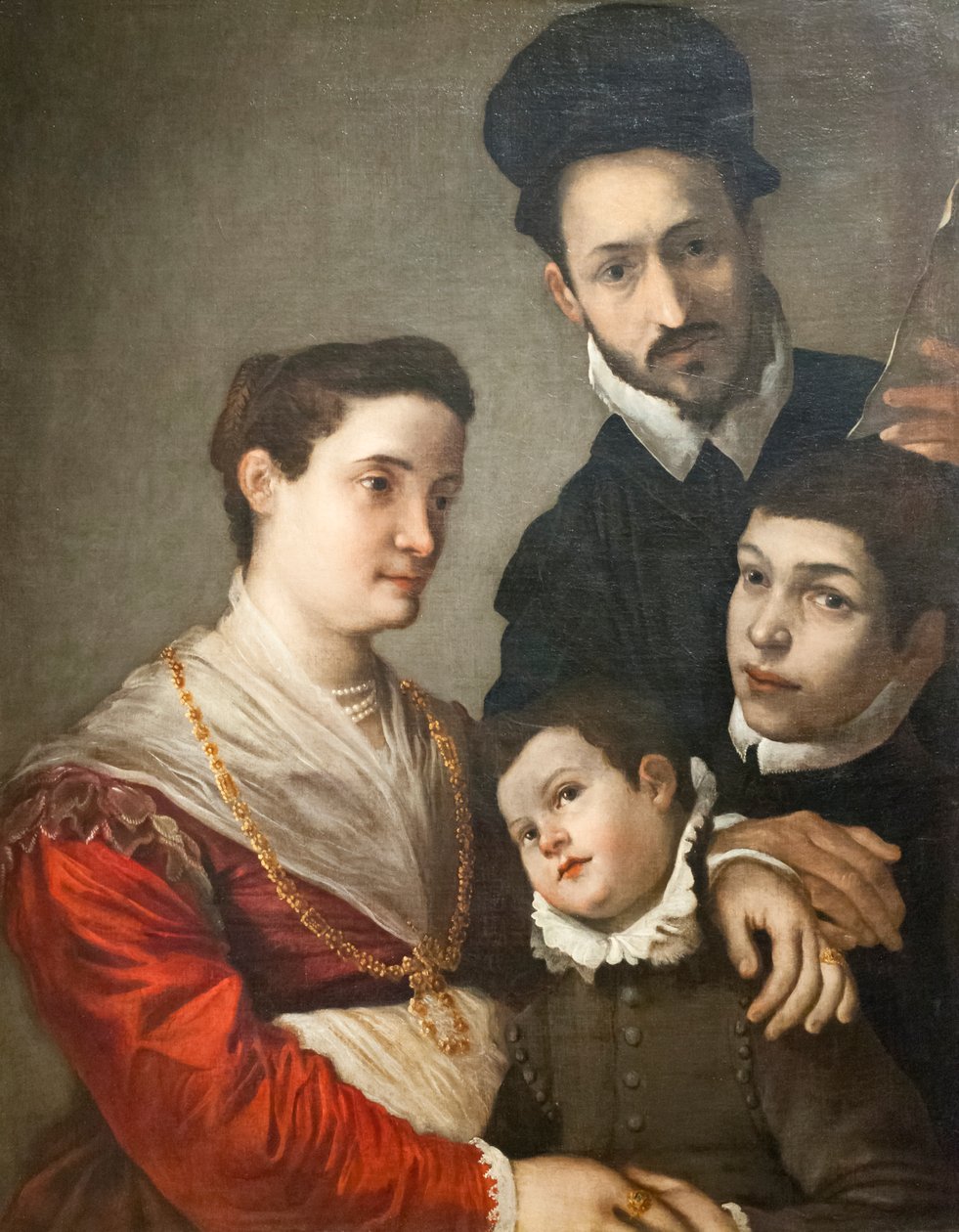 Tacconi-familien av Ludovico Carracci