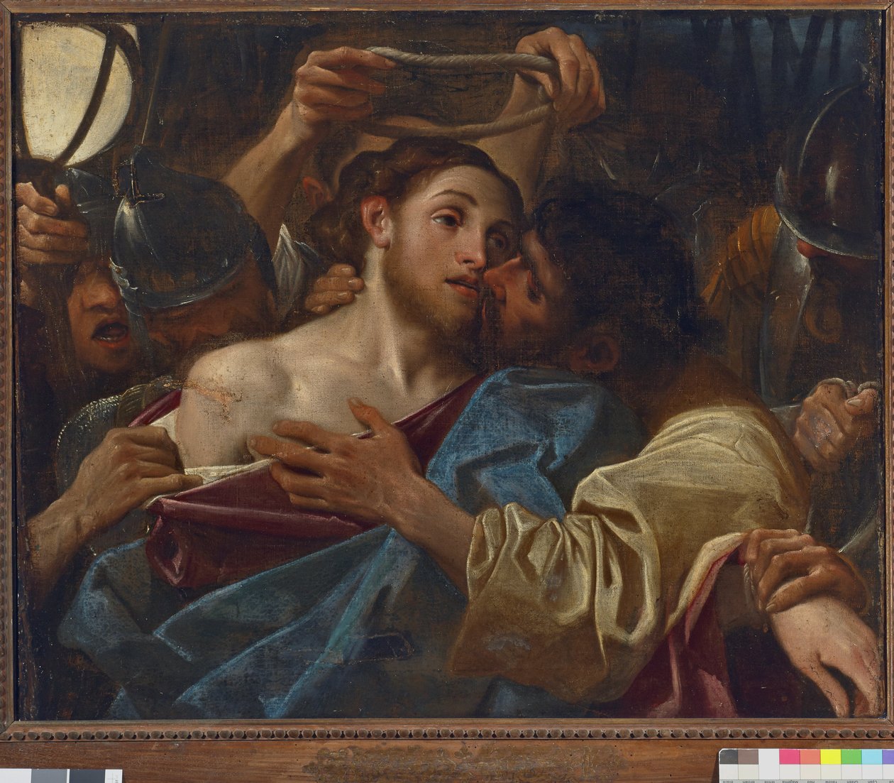 Judas kyss (olje på lerret av Ludovico Carracci
