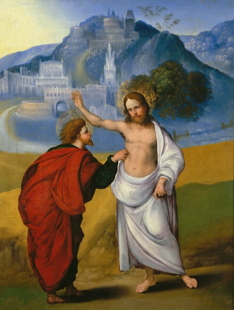 The Incredulity of Saint Thomas, ca 1521. av Ludovico Mazzolino