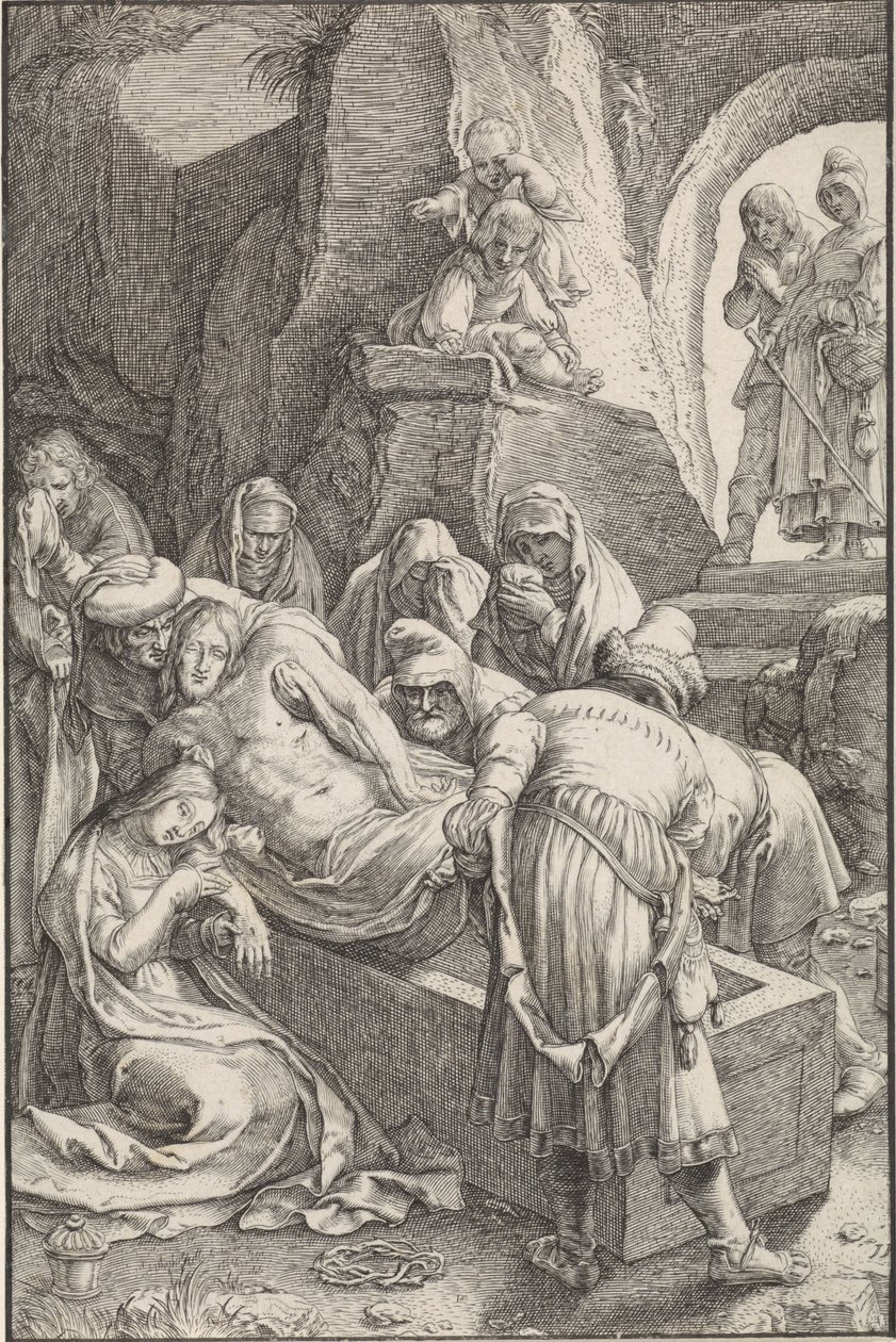 Kristi gravlegging The Passion (serietittel) av Ludovicus Siceram