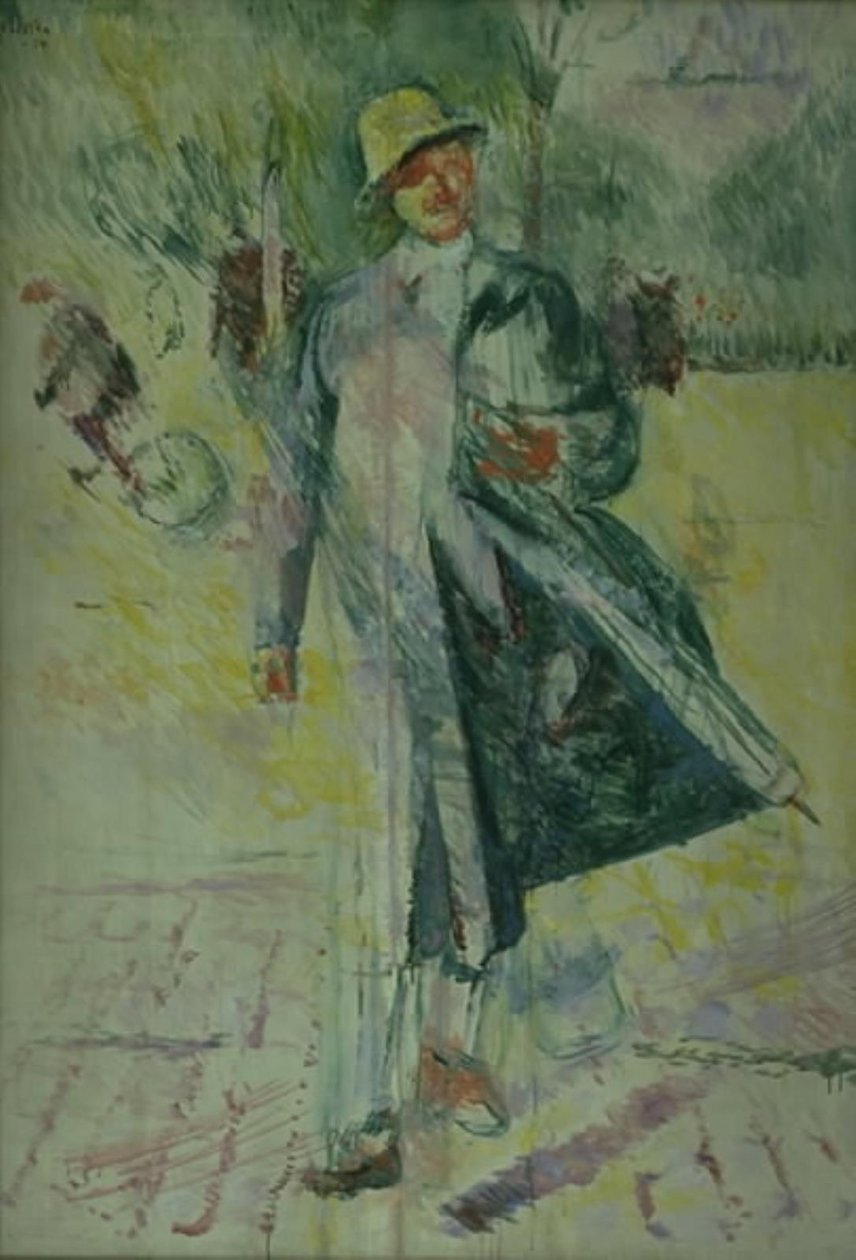 Selvportrett av Ludvig Karsten