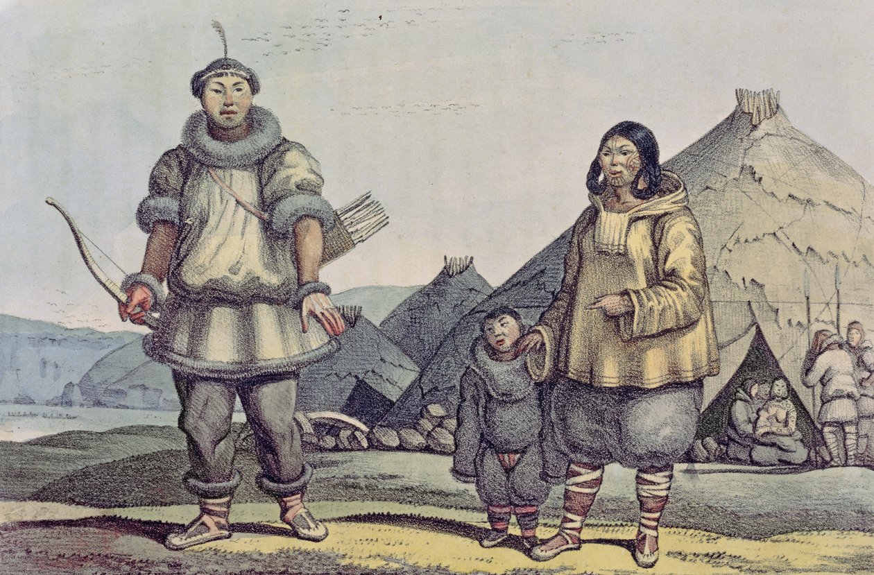 Chukchi-folket og deres hjem, fra 