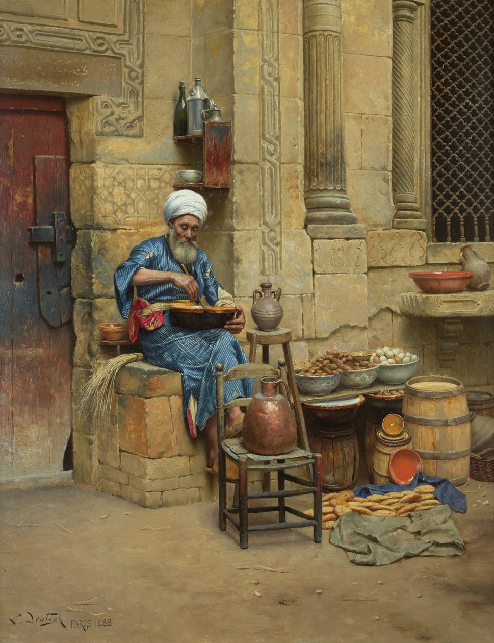 Gatehandler, 1888 av Ludwig Deutsch