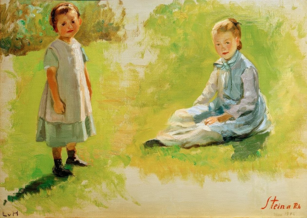 Barnas dobbeltstudie av Ludwig von Hofmann