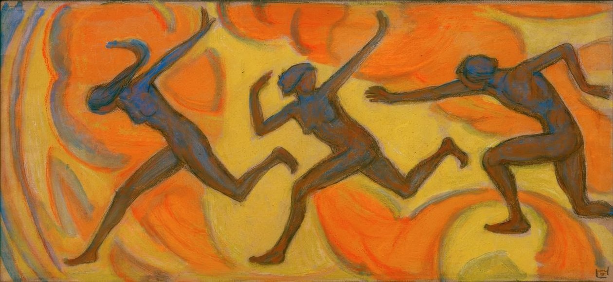 Tanzfries av Ludwig von Hofmann