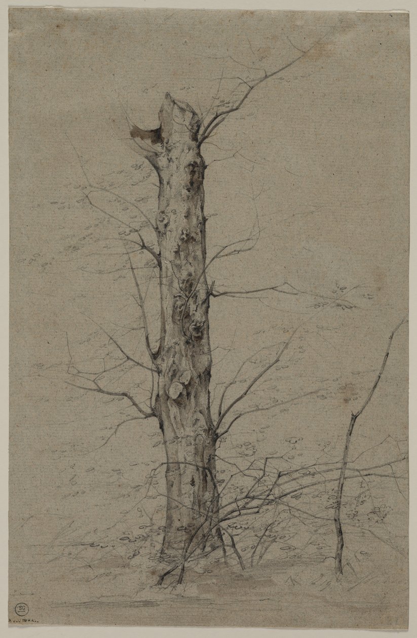 Tre, c. 1835-45. av Ludwig Ferdinand Schnorr von Carolsfeld
