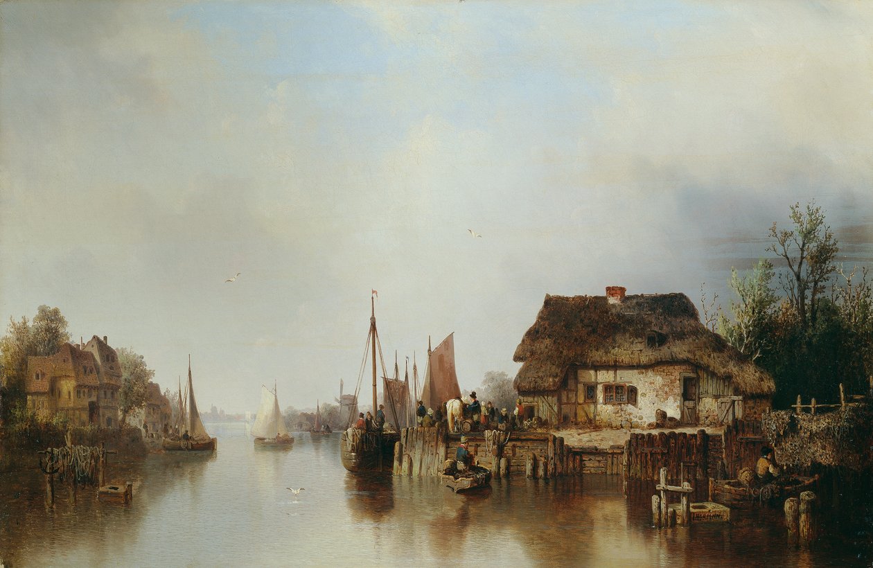 Scheldeufer av Ludwig Hermann