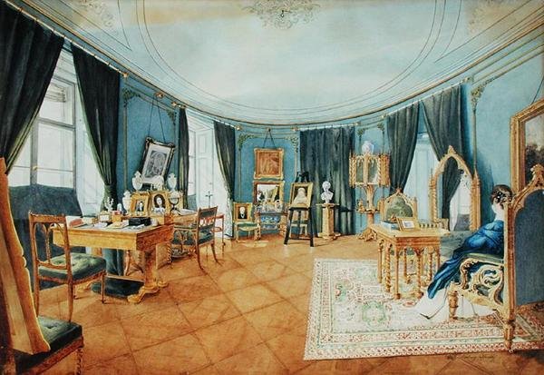 Et kunstnerrom i Wien av Ludwig Hild