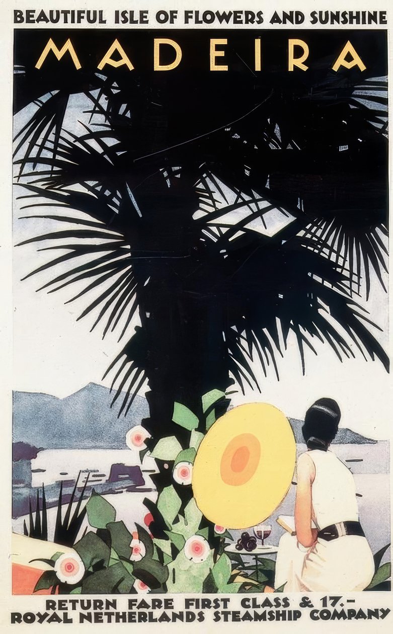 Vakre Isle of Flowers and Sunshine MADEIRA av Ludwig Hohlwein