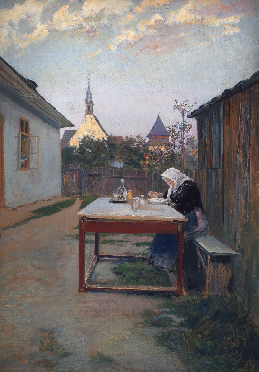 Min mor (kveldsmåltid) av Ludwig Michalek