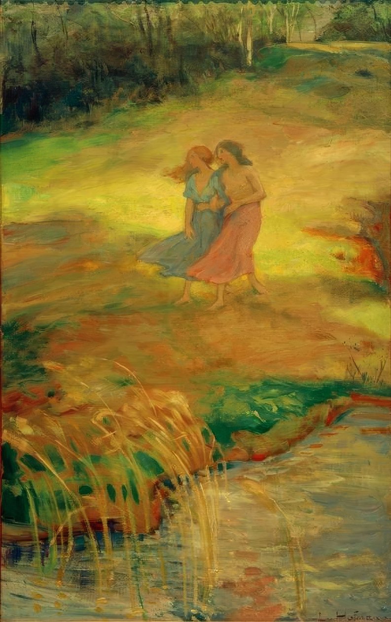 Aprilsonne av Ludwig von Hofmann