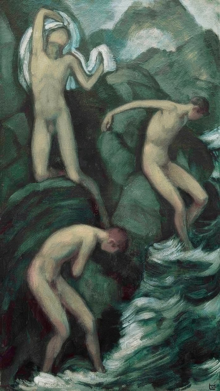 Fjellbekk av Ludwig von Hofmann