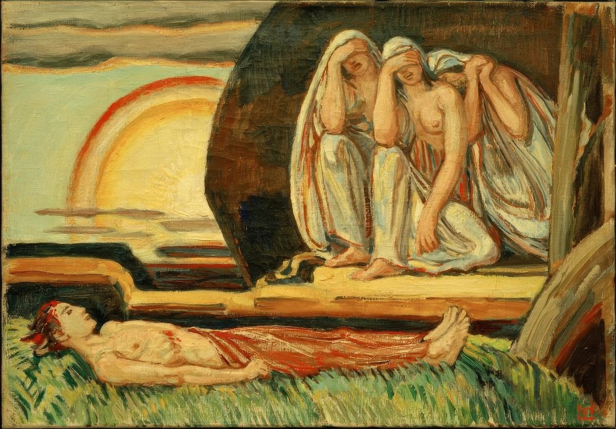 Klage for Phaeton av Ludwig von Hofmann
