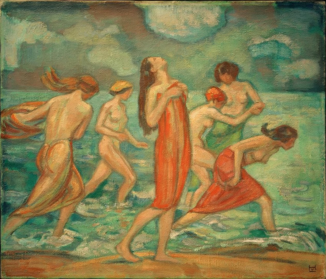 L. v. Hofmann, badejenter av Ludwig von Hofmann