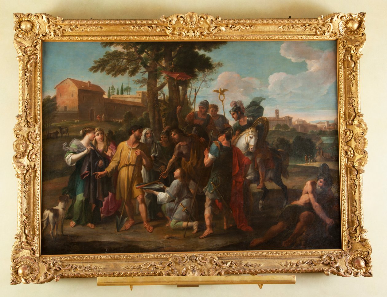 Cincinnatus ved plogen av Luigi Garzi