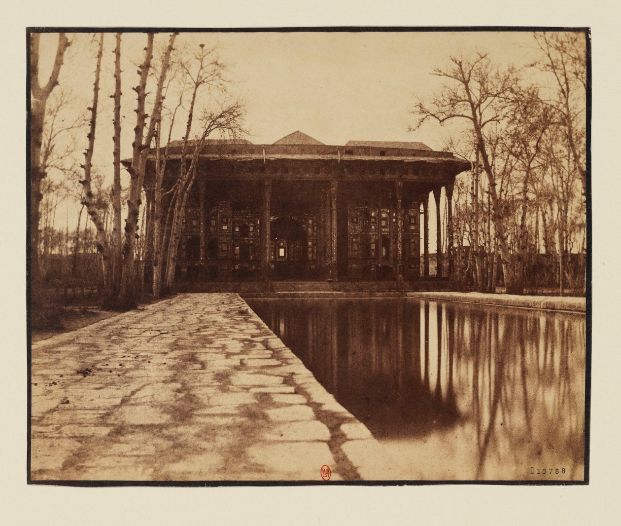 Isfahan, Palace of the Forty Columns Chihil Sotun av Luigi Pesce