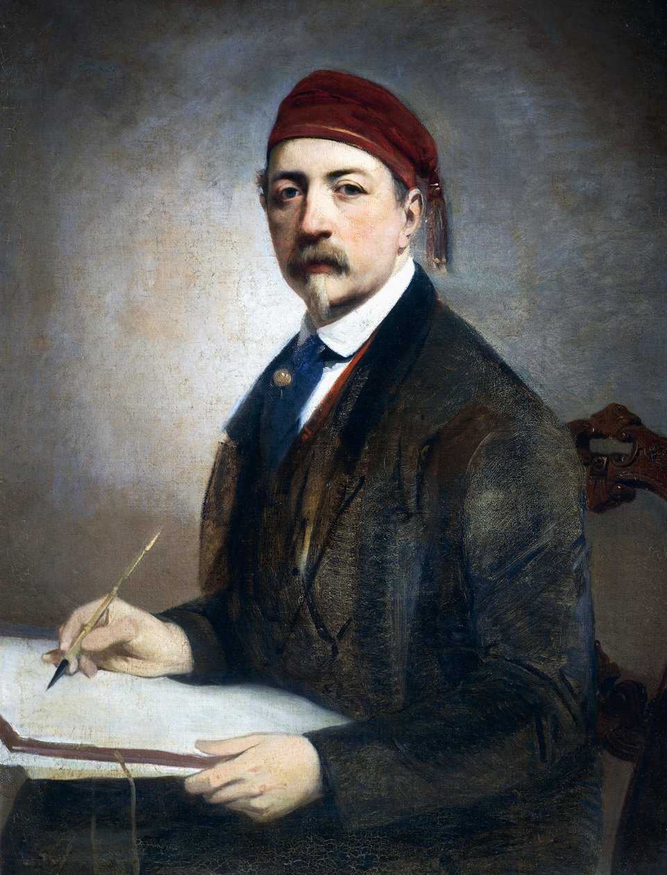 Selvportrett av Luigi Asioli