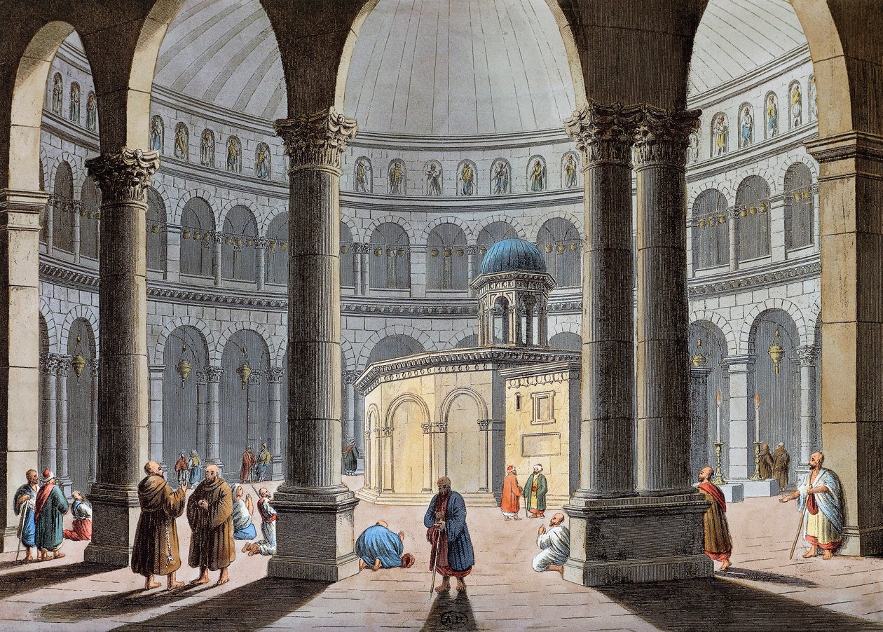 Den hellige gravs kirke, Jerusalem av Luigi Mayer