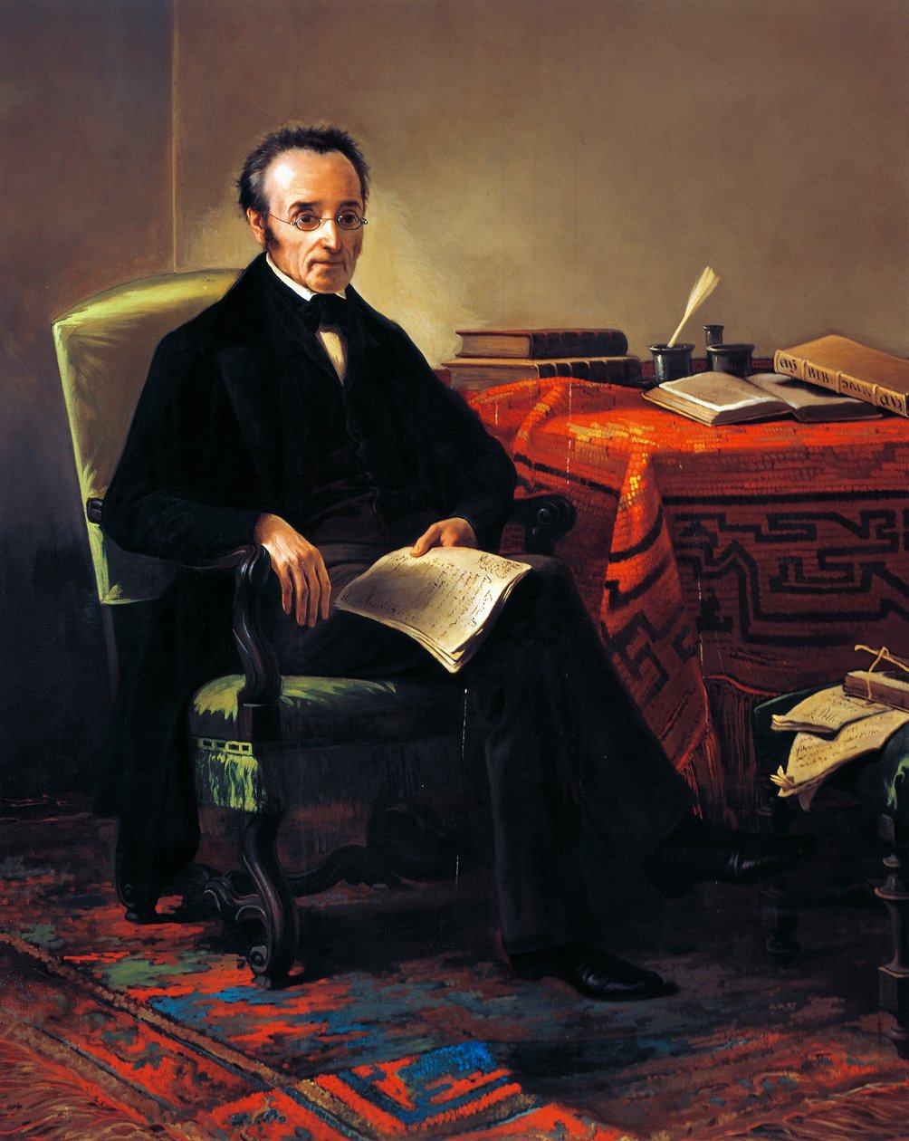 Portrett av Silvio Pellico (Saluzzo av Luigi Norfini