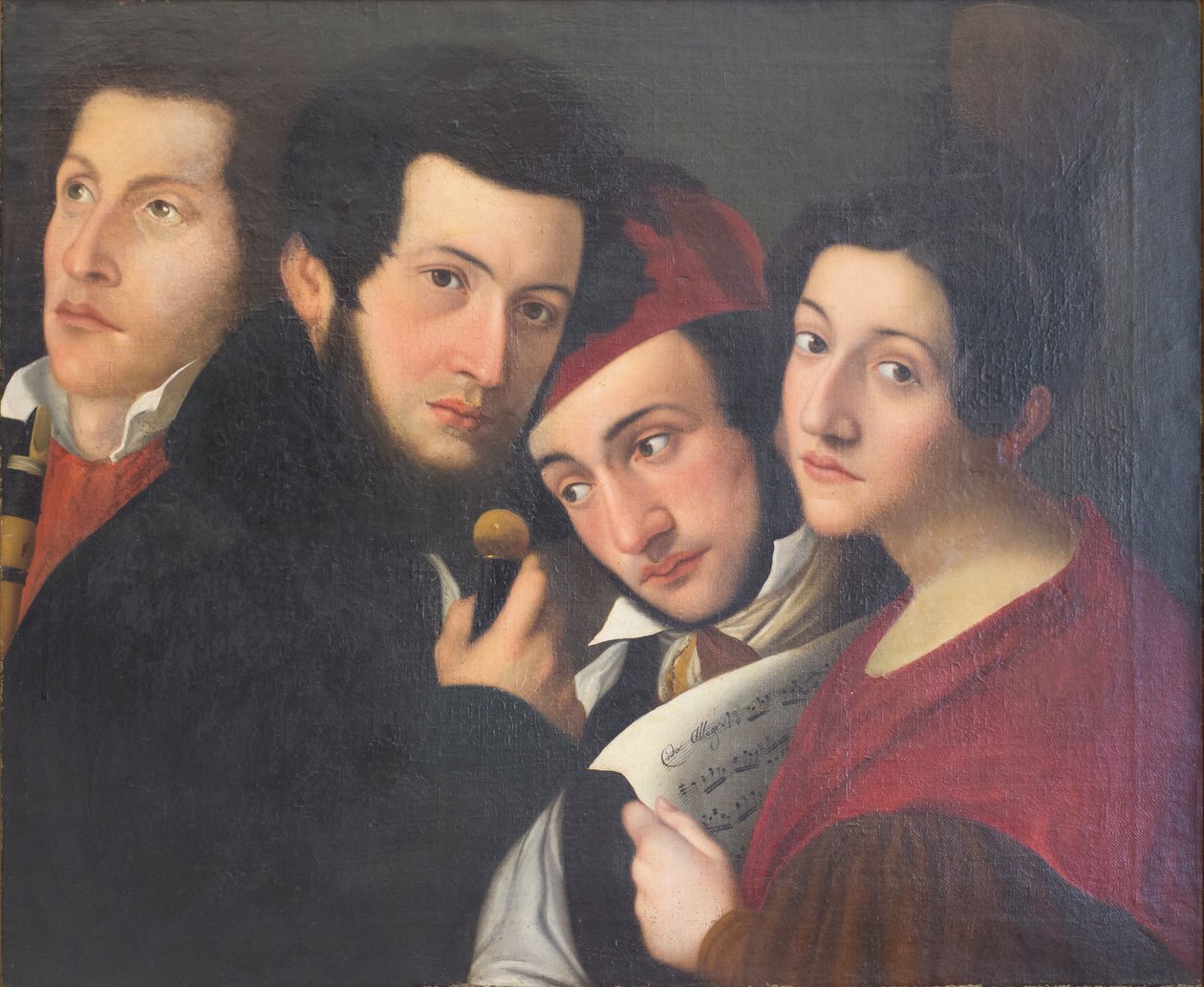 Familie portrett av Luigi Pedrazzi