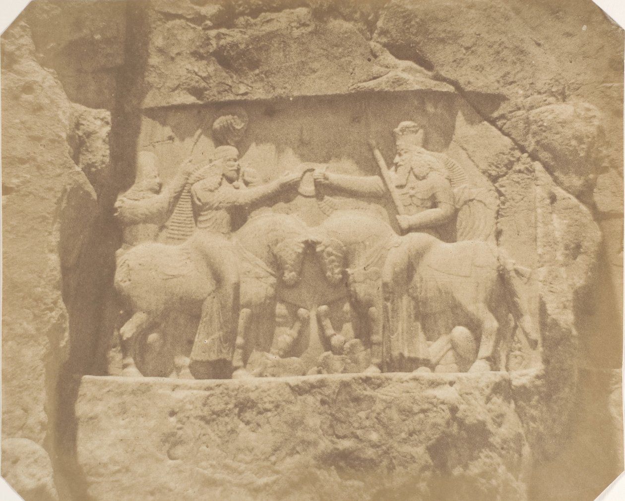 Bas Relief på Nakshi Rustam, av Luigi Pesce