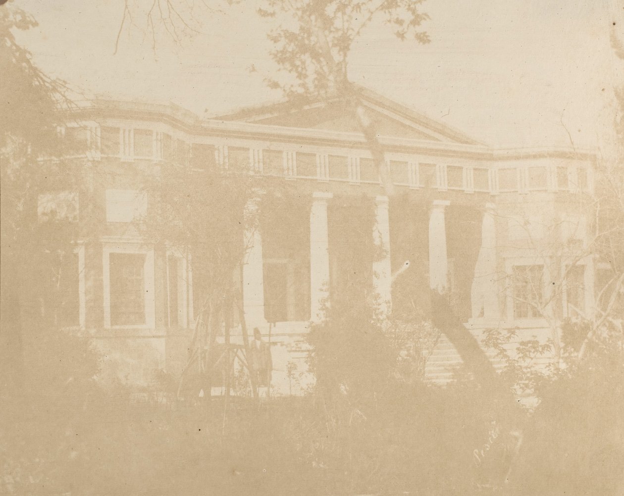 British Legation, Teheran, 1858. av Luigi Pesce