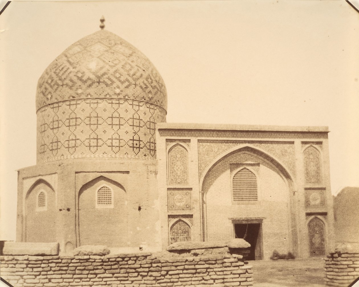 [Moskeen i Nasser-eddin Shah, Teheran, Iran], 1840-60-tallet. av Luigi Pesce