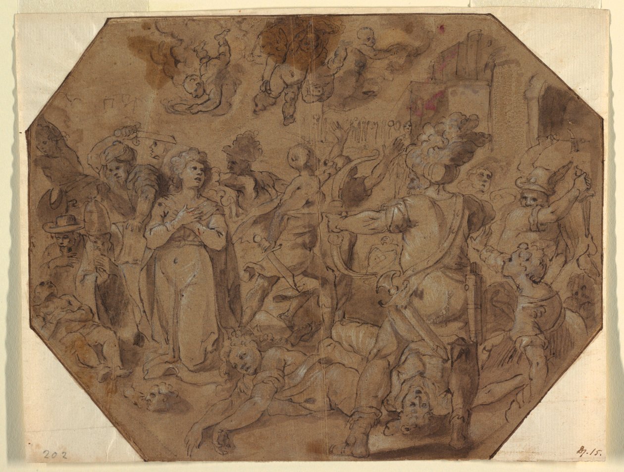 St. Ursulas martyrium av Luigi Rodriguez
