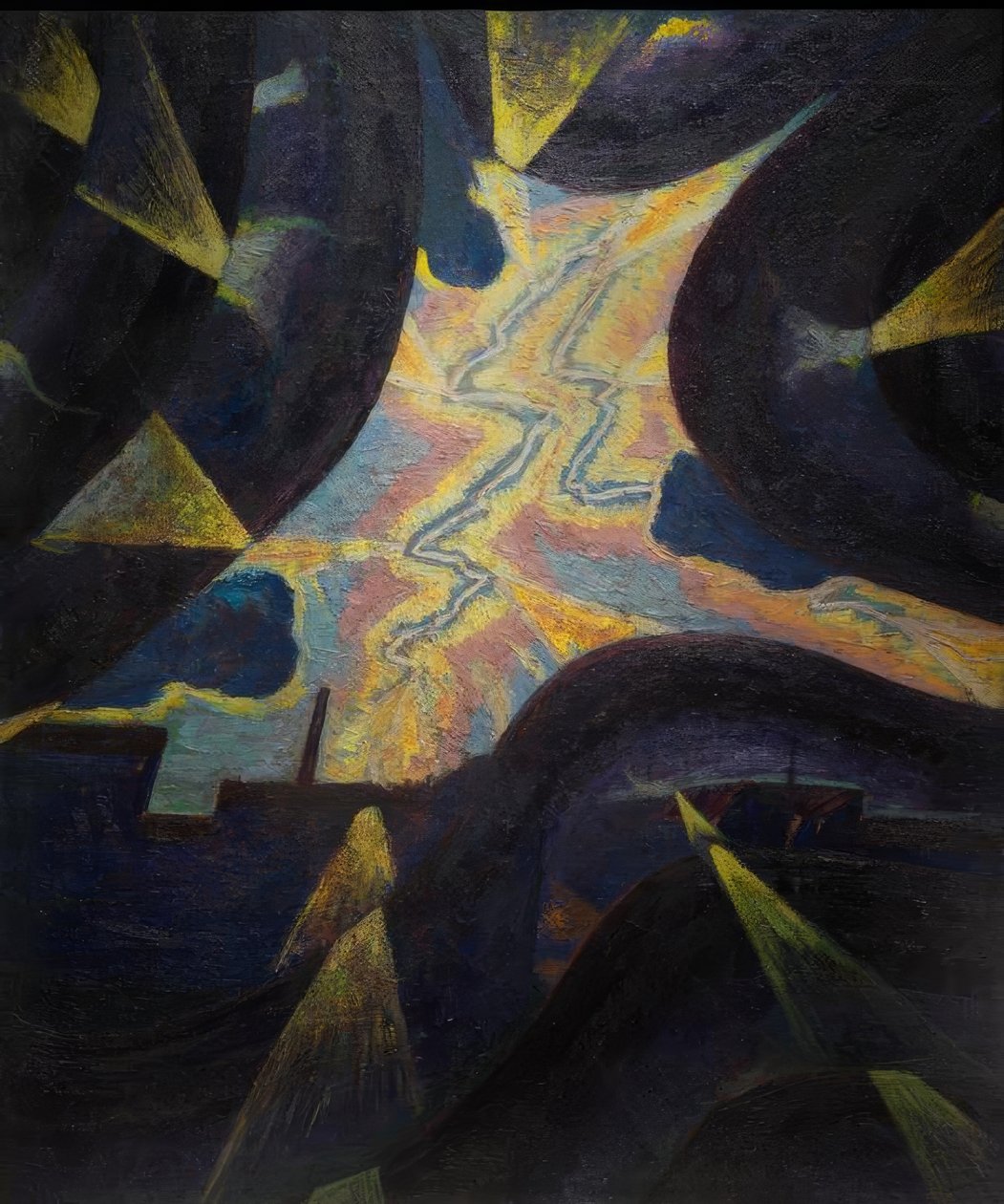 Kraftlinjer / lynets kraft av Luigi Russolo