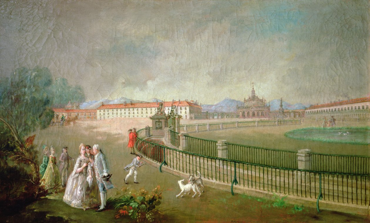 Saint Anthony Square, Aranjuez av Luis Paret y Alcazar